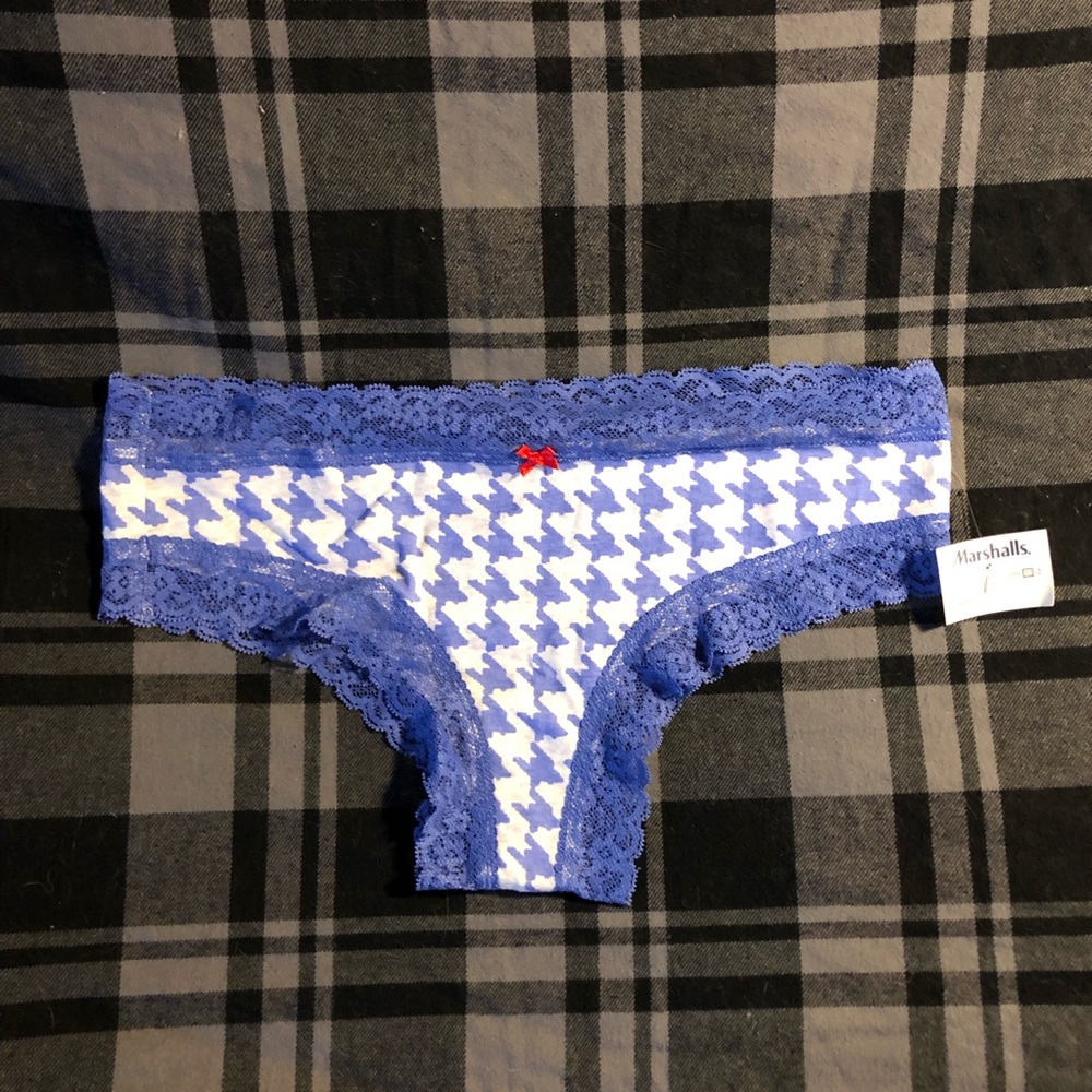 💙houndstooth cheeky bikini💙